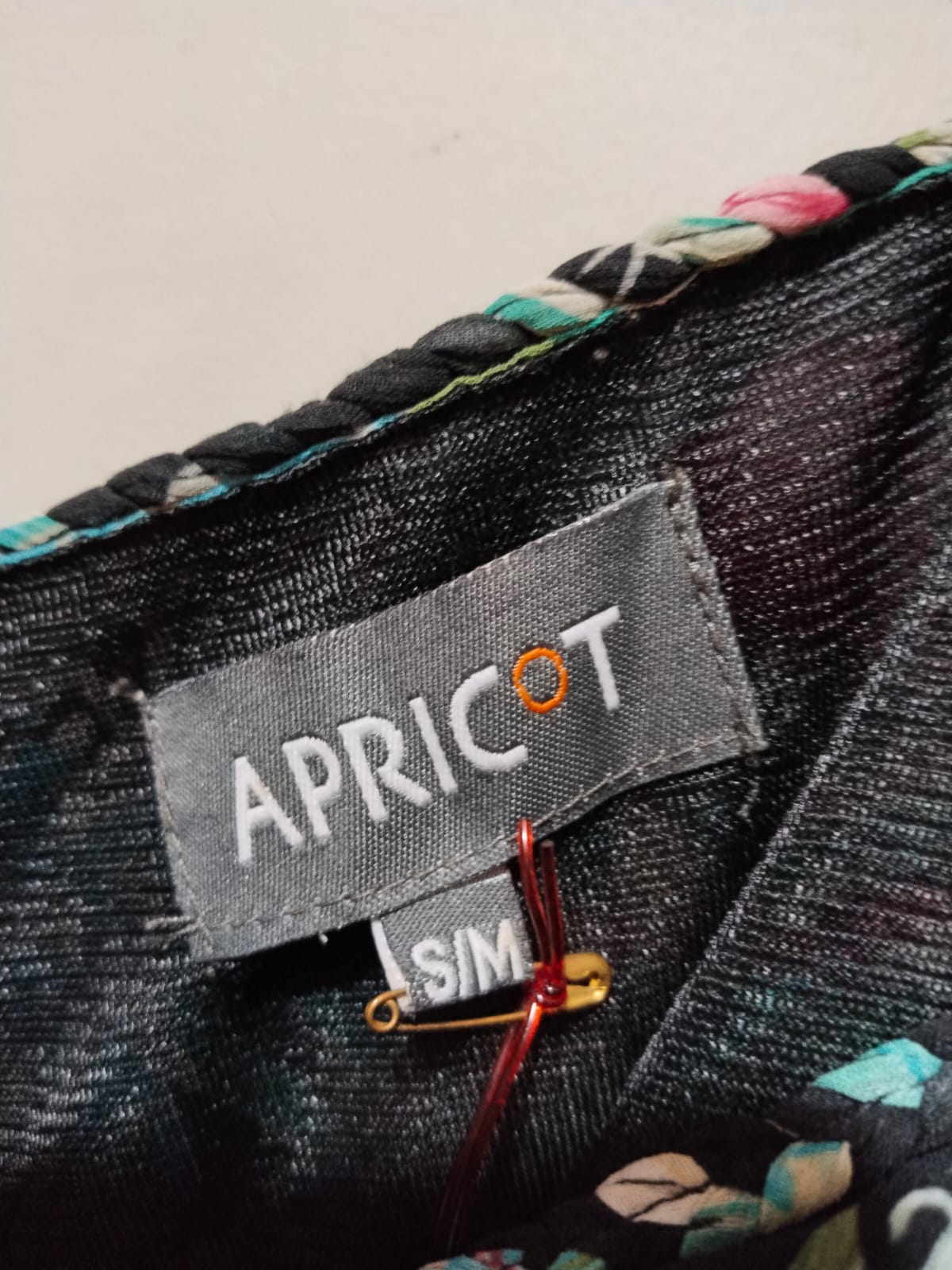 APRICOT Long Summer Dress With Floral Print And Thin Straps