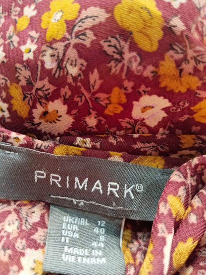 PRIMARK Brown Floral Print Dress