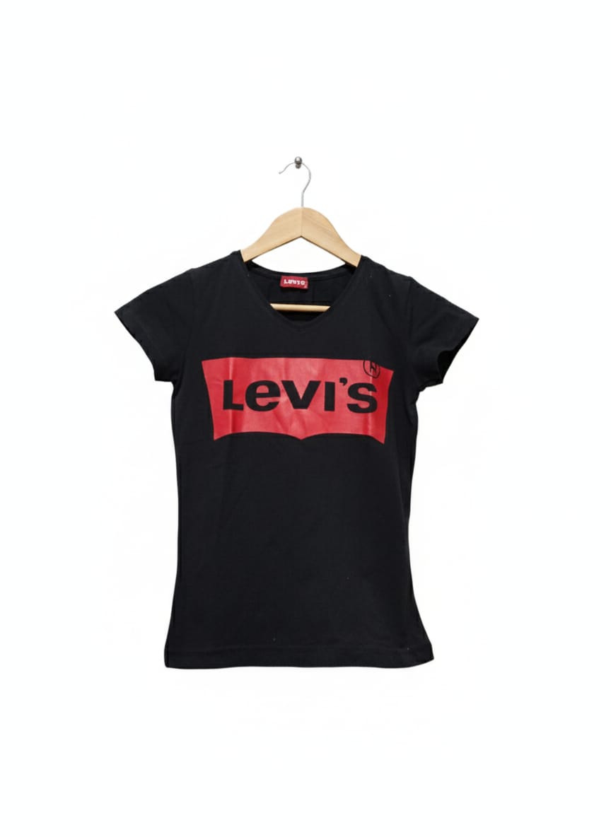 Women's Levi's T-shirt (Black)