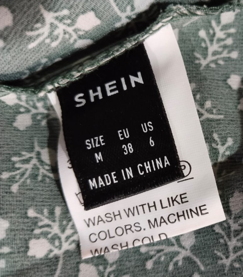 SHEIN Women Casual Short Sleeve Boho Floral Dress