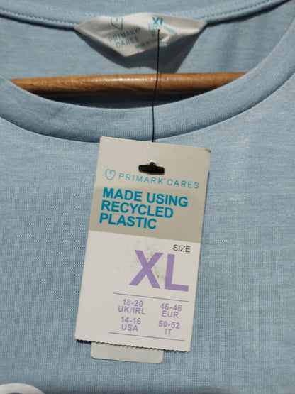 PRIMARK Short-Sleeved Nightgown With Text Print