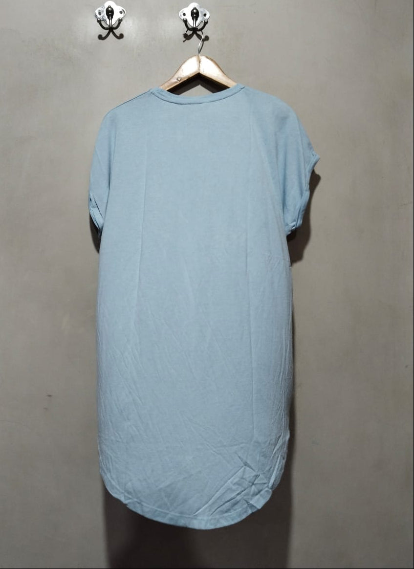 PRIMARK Short-Sleeved Nightgown With Text Print