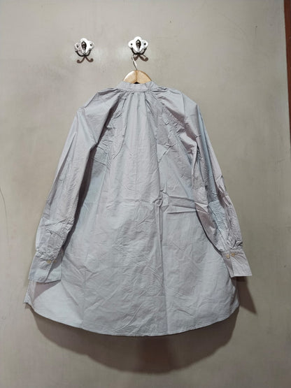 H&M Gray Long-Sleeved Tunic Shirt