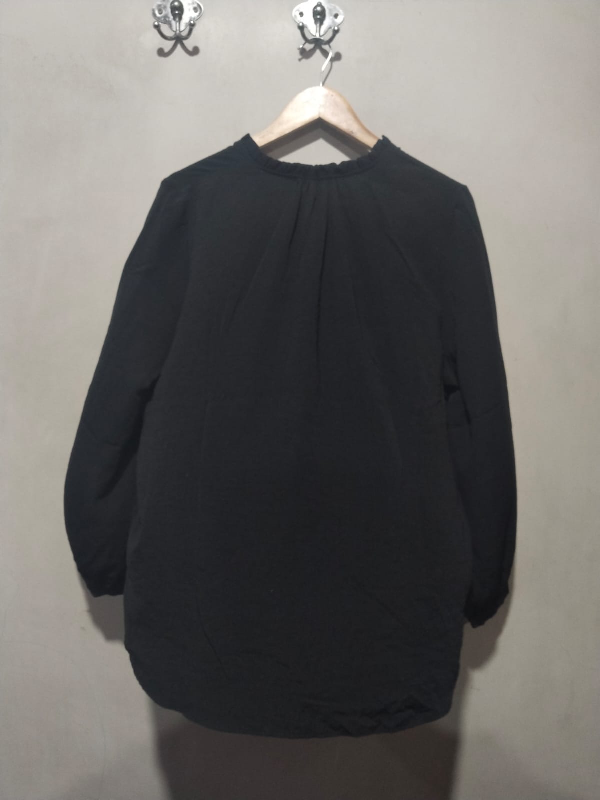 GEORGE Black Long-Sleeved Blouse