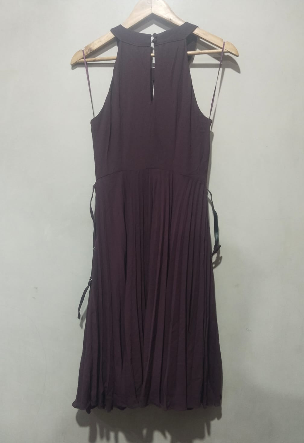 F&F Pleated Halter Neck Dress