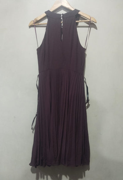 F&F Pleated Halter Neck Dress