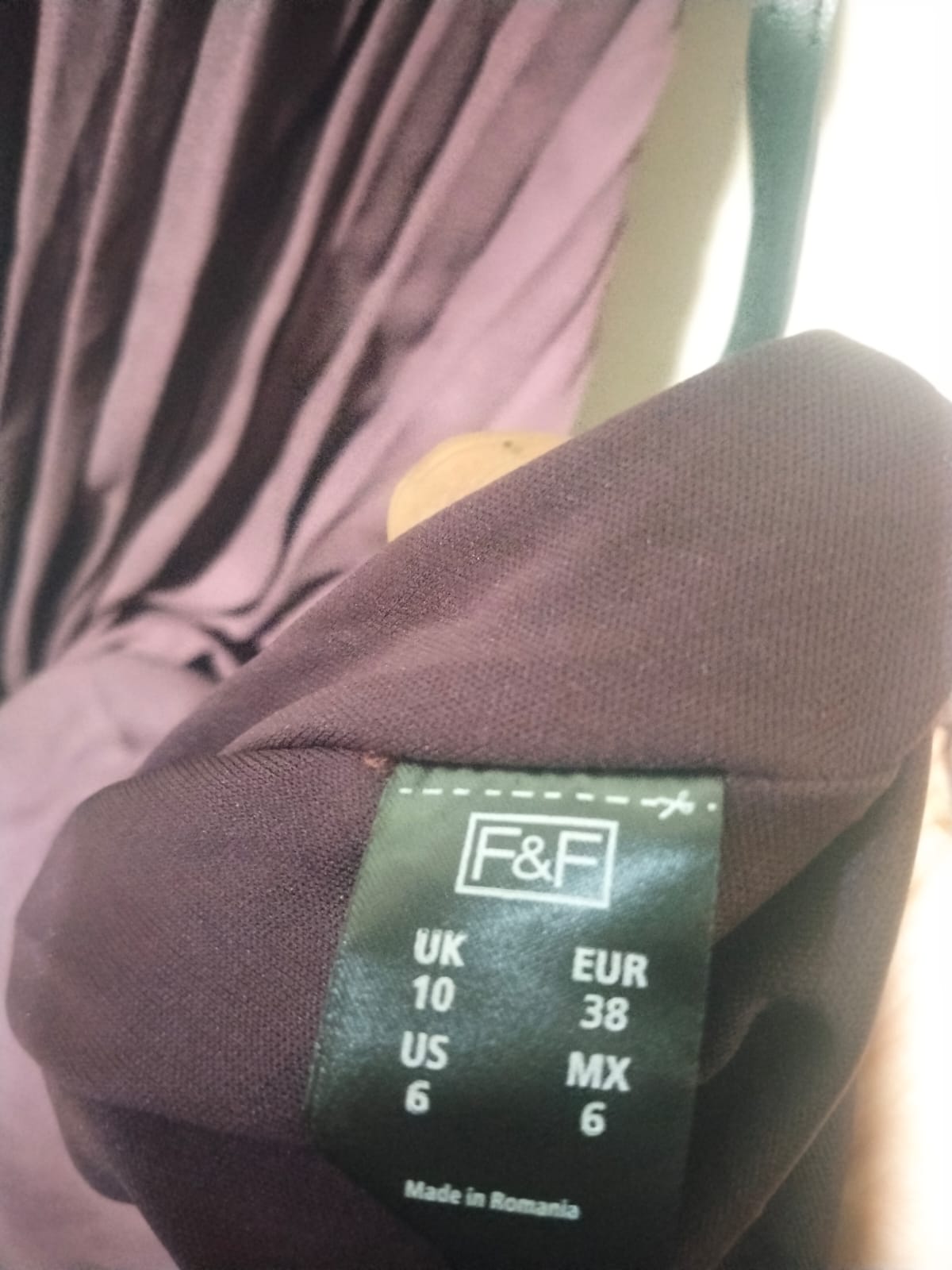 F&F Pleated Halter Neck Dress