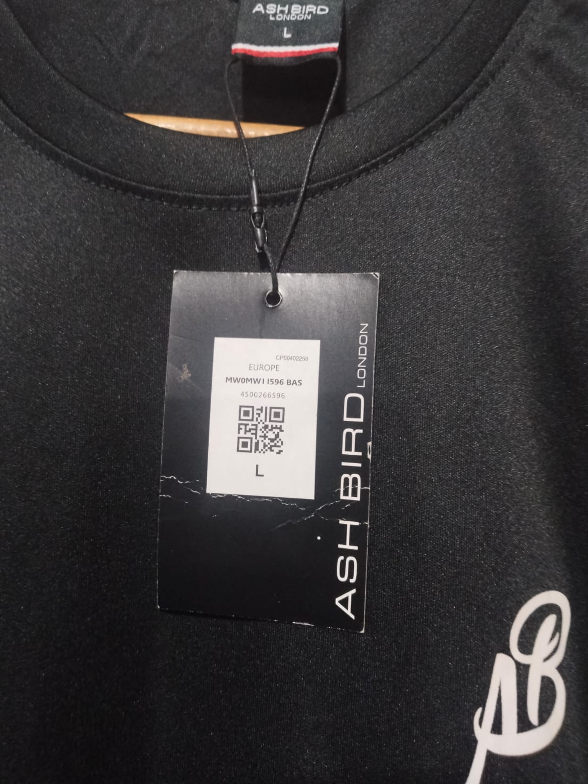 Ash Bird Activewear Short Sleeve Top with AB Logo