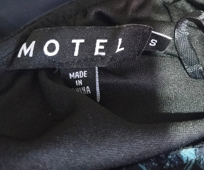 Motel Rocks Mesh Long Sleeve Top and Floral Midi Skirt