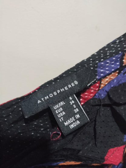 Atmosphere Ruffle Sleeve V-Neck Empire Waist Maxi Dress