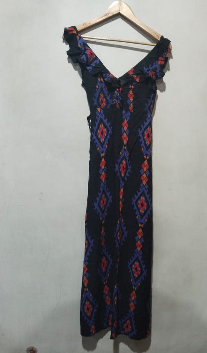 Atmosphere Ruffle Sleeve V-Neck Empire Waist Maxi Dress