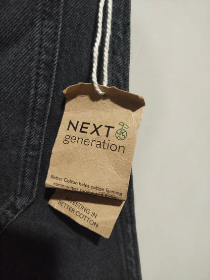 Next Black Denim Pinafore Dress