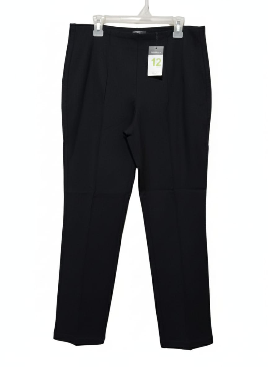 Primark Black Pin Stitch High Waist Trousers/Pants