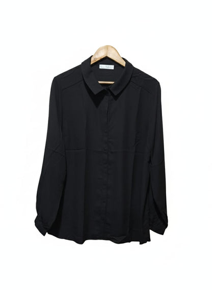 Primark Women's Black Classic Long Sleeve Shirt