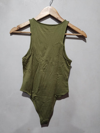 Primark Olive Green Racerback Bodysuit