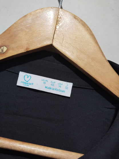 Primark Women's Black Classic Long Sleeve Shirt