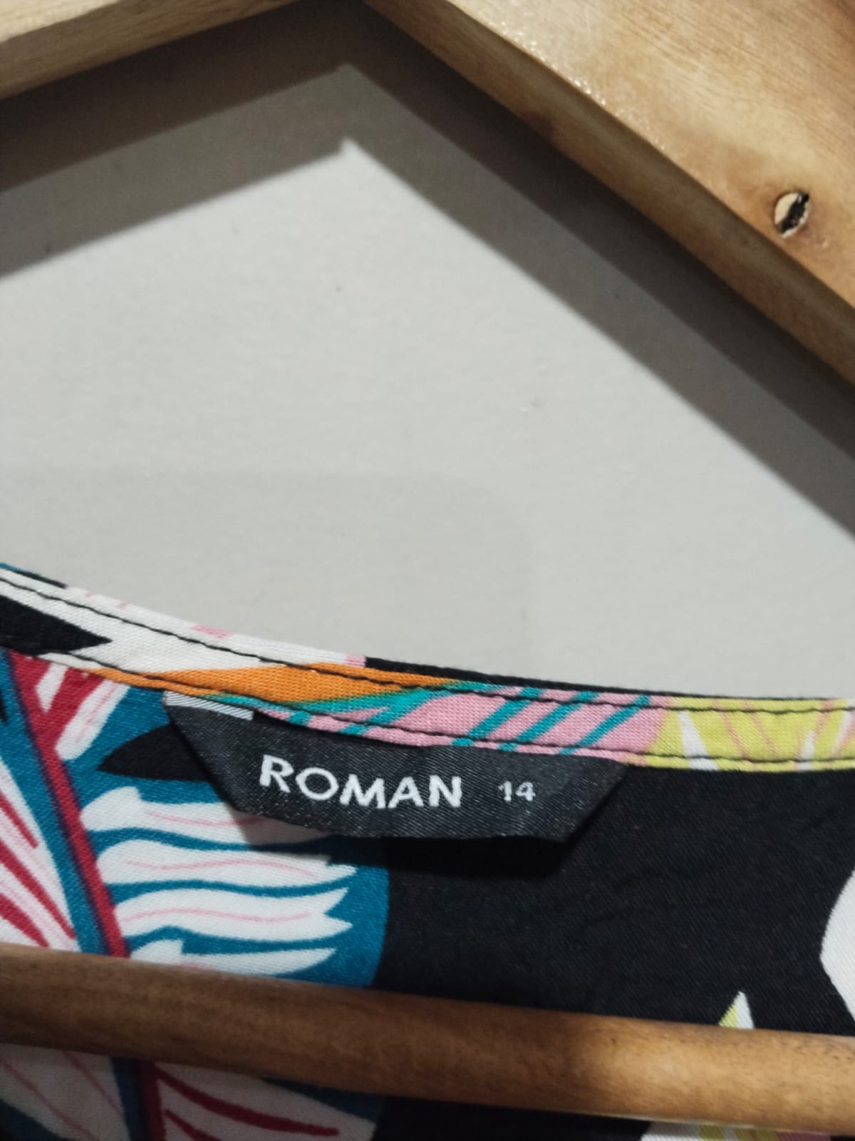 Roman Women's Multi Floral Shirred Waist Maxi Dress