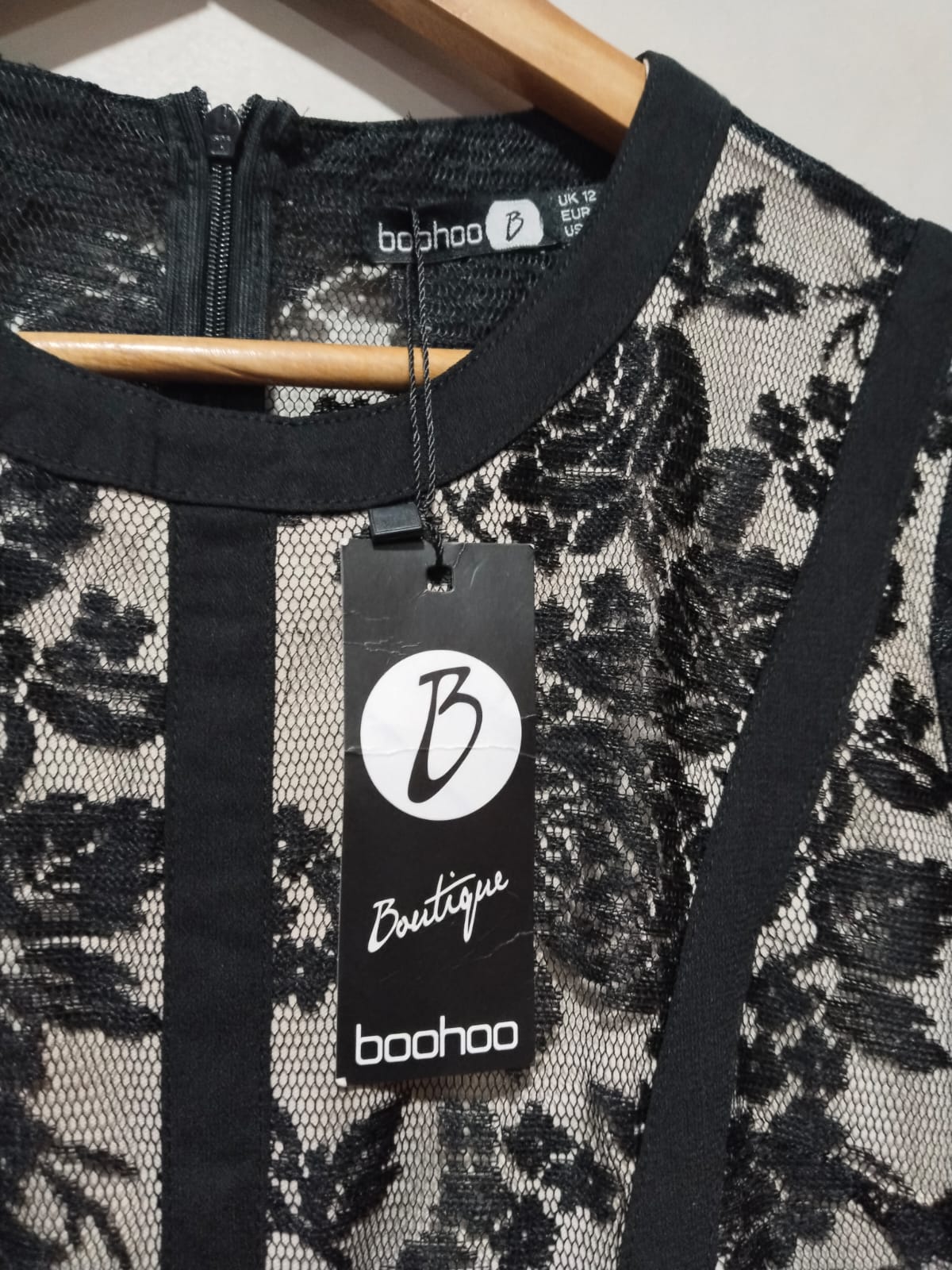 Boohoo Boutique Lace Corsetry Bodice Jumpsuit