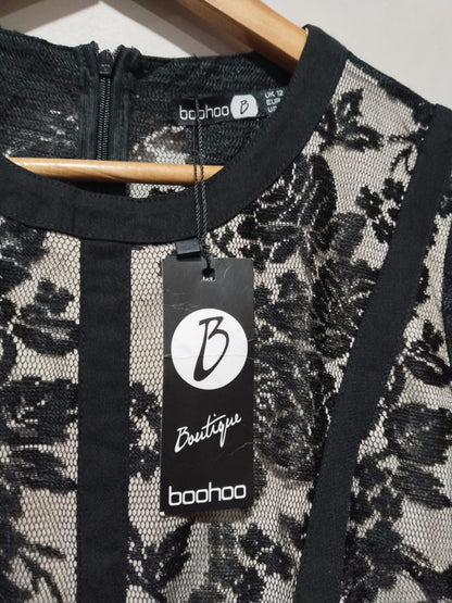 Boohoo Boutique Lace Corsetry Bodice Jumpsuit