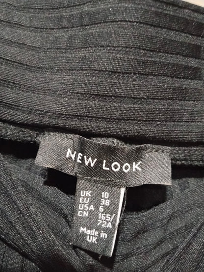 New Look Women's Black Pull-On Palazzo Pants