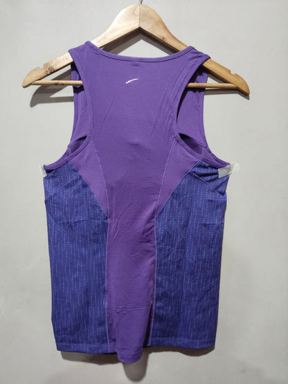 LA Gear Women's Purple Athletic Mesh Tank Top