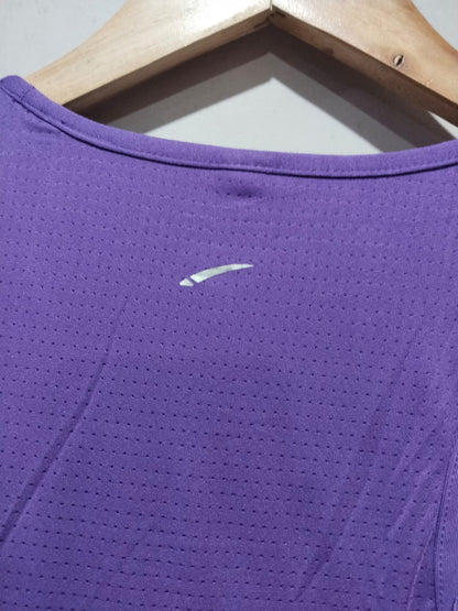 LA Gear Women's Purple Athletic Mesh Tank Top