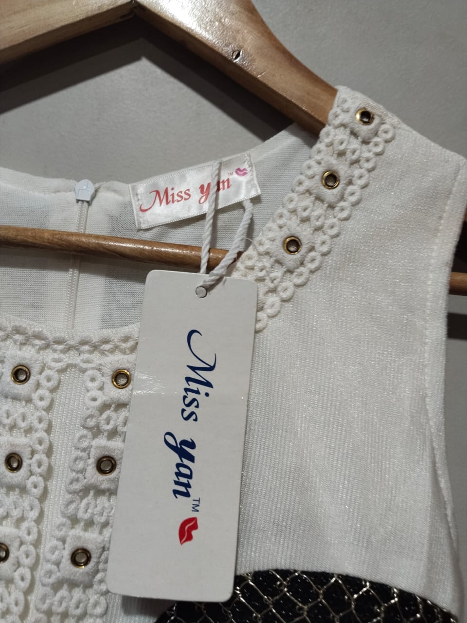 "Miss You"  White Sleeveless Crystal Bodice Maxi Dress