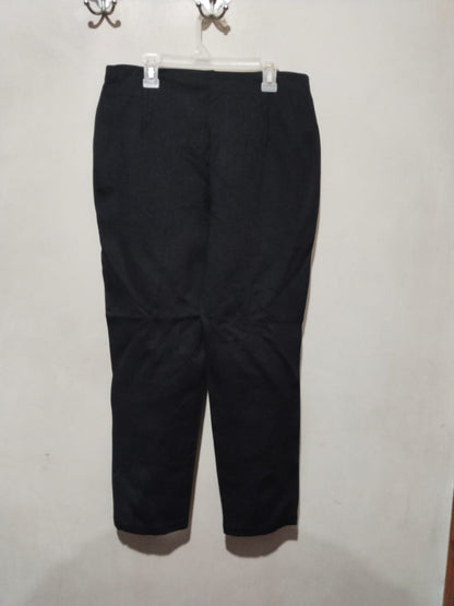 Primark Black Pin Stitch High Waist Trousers/Pants