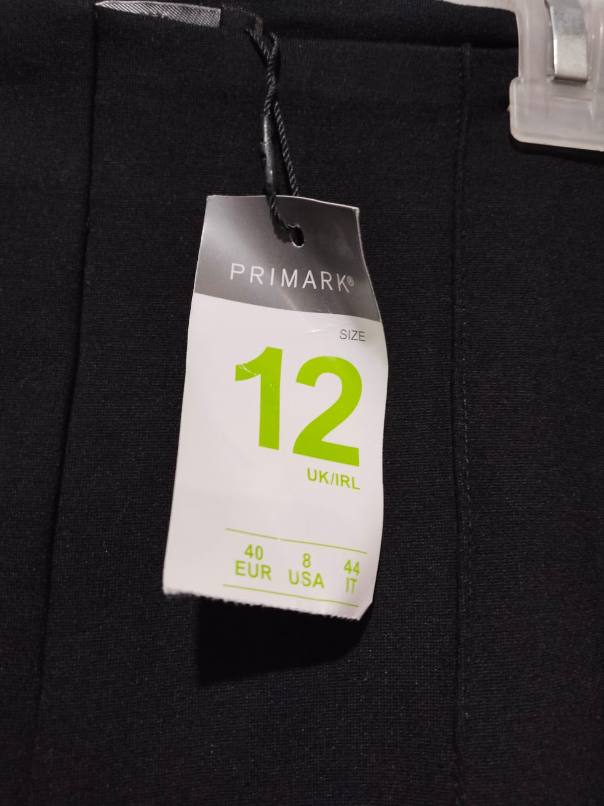 Primark Black Pin Stitch High Waist Trousers/Pants