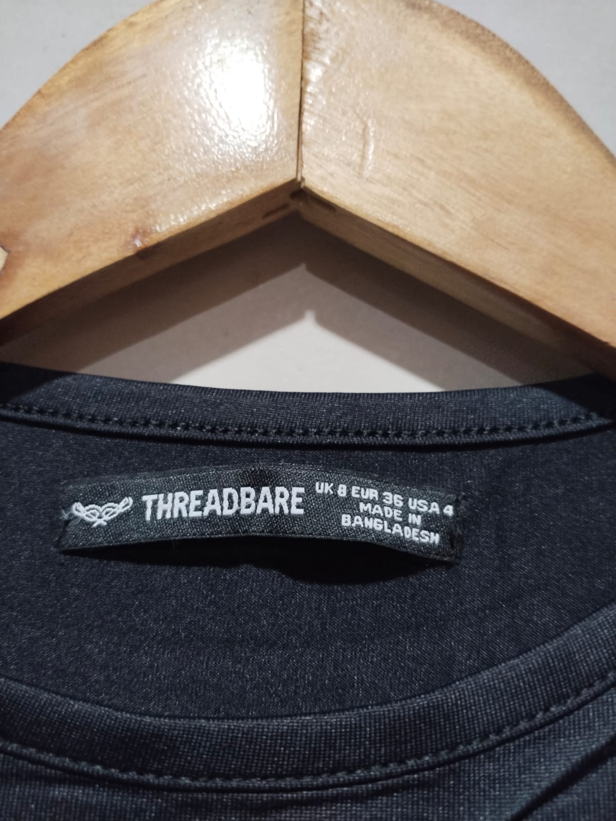 Threadbare Black High Neck Sleeveless Thong Bodysuit