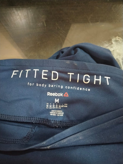 Reebok Women's Lux High-Rise Vector Navy Leggings