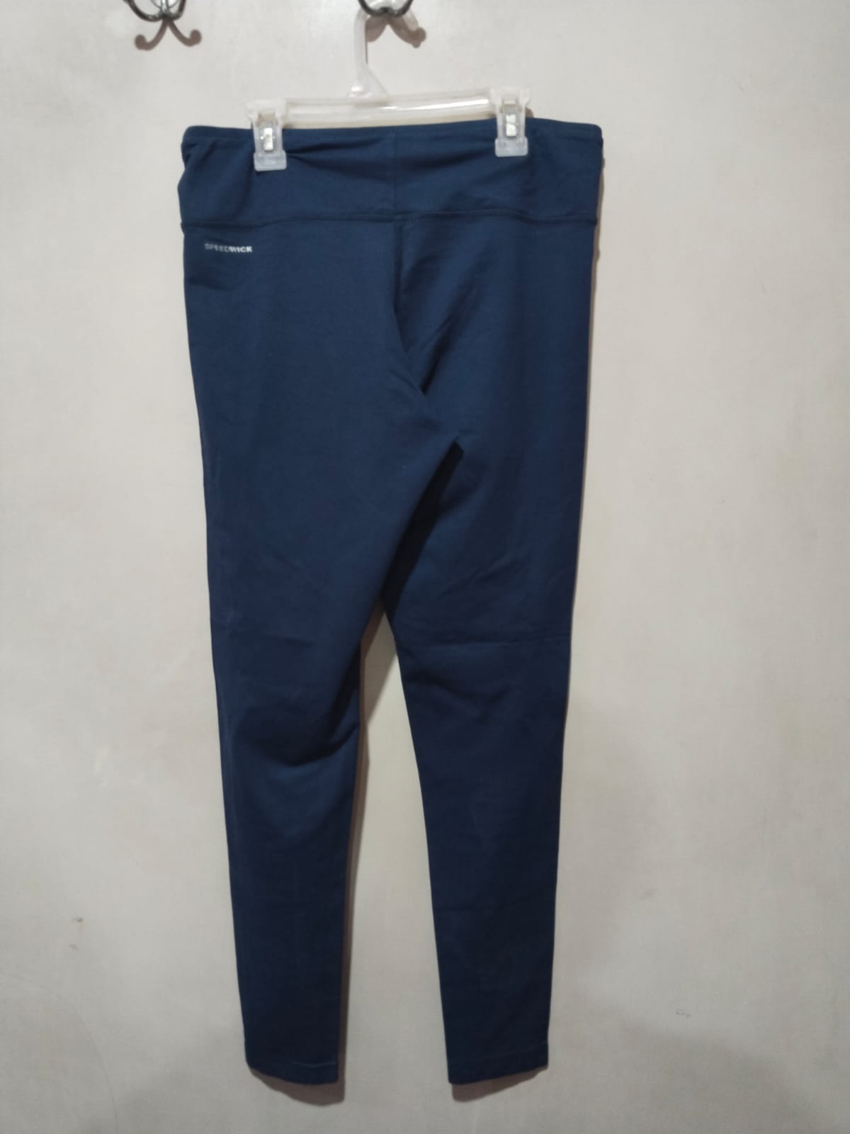 Reebok Women's Lux High-Rise Vector Navy Leggings