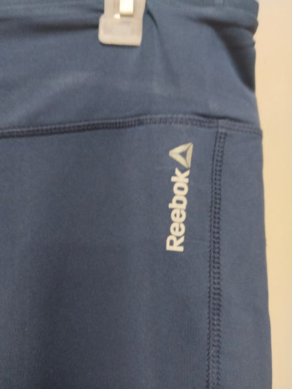 Reebok Women's Lux High-Rise Vector Navy Leggings