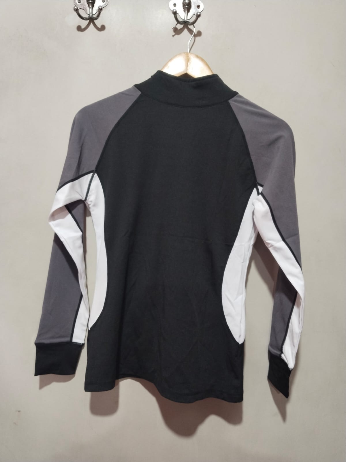 Active Basic Sportswear Color Block Full Zip Jacket