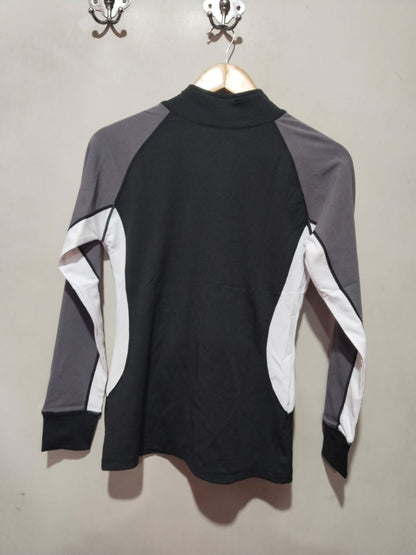 Active Basic Sportswear Color Block Full Zip Jacket