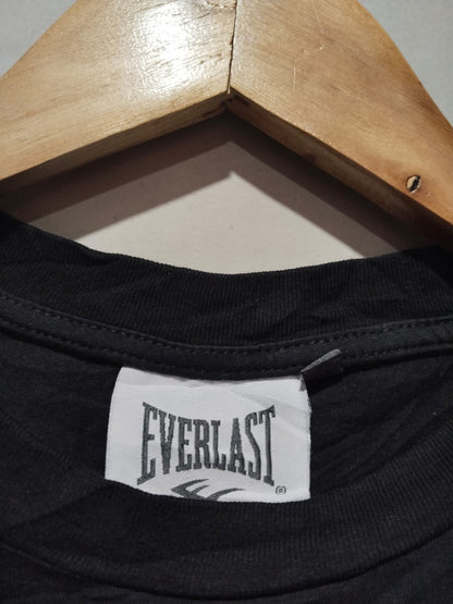 EVERLAST | L |  Bust 18 |Black | Short-Sleeve, Crew-Neck T-Shirt |Cotton