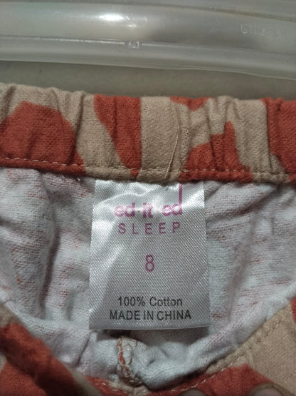 ED.IT.ED | S | Bust 18 | Women's Long Pajama Set