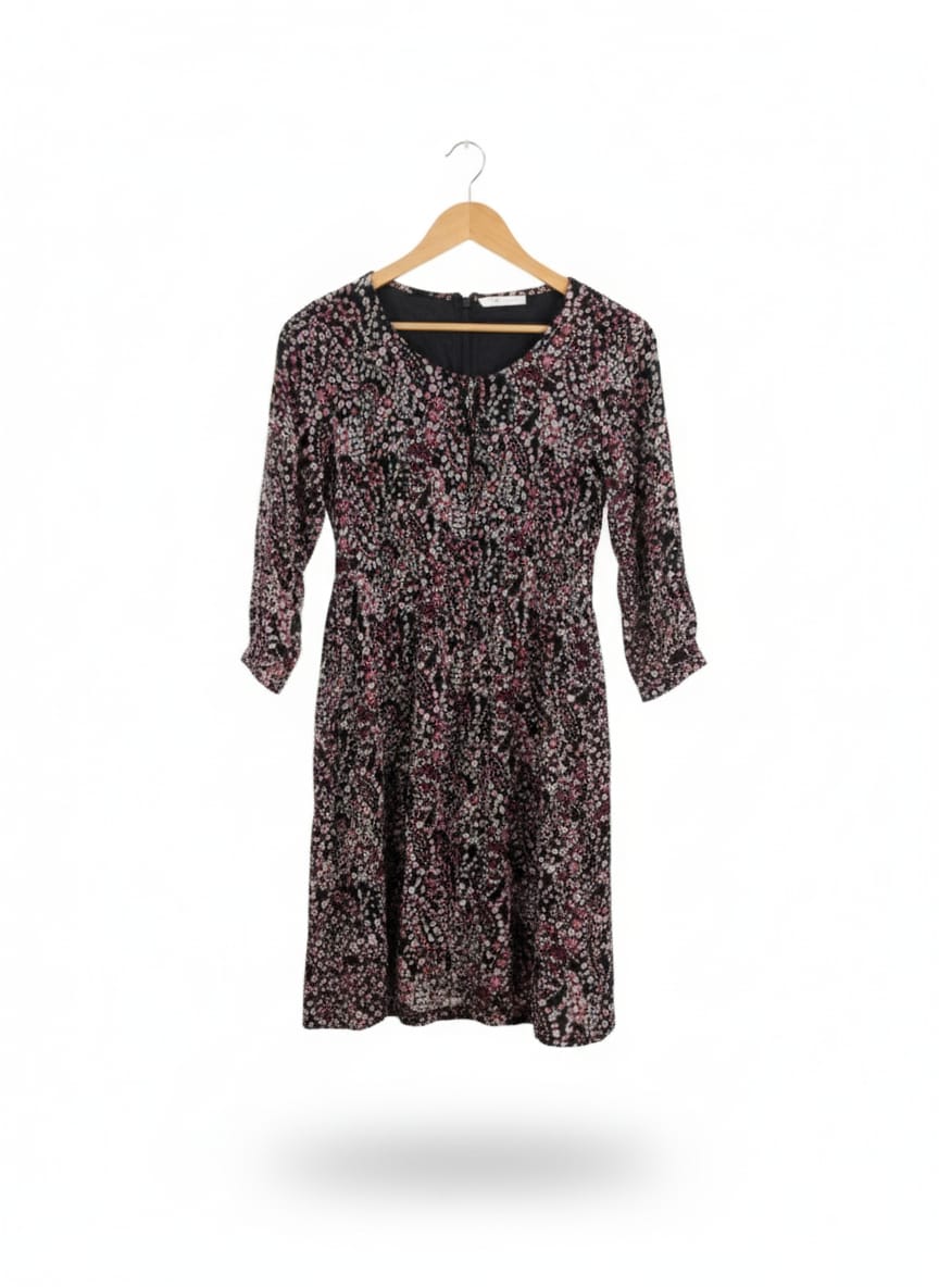 ARMAND THIERY |S|Bust 16| Floral Dress|Paisley Print