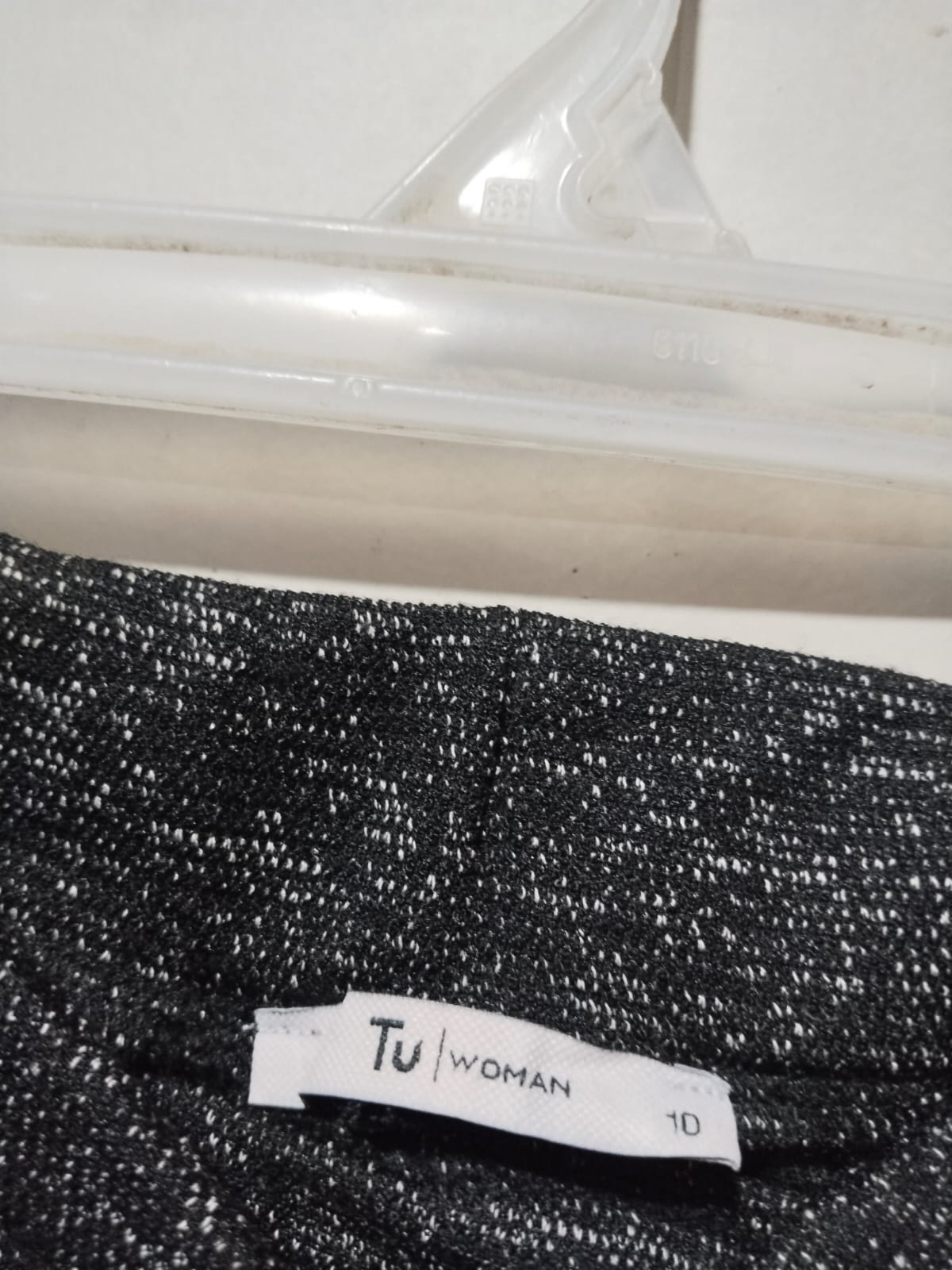 TU WOMAN |M|Waist 30|High-Waist Metallic Sparkle Wide-Leg Pants