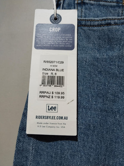 RIDERS BY LEE |S|Waist 26|Women's High-Waist Straight-Leg Denim Jeans