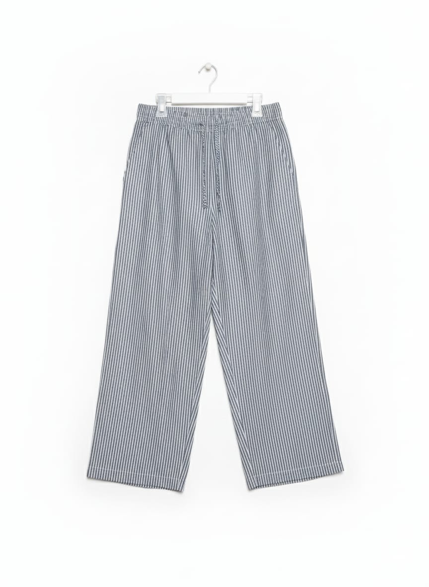 COTTON ON |S|Waist 28|Women's Striped Drawstring Wide-Leg Pants