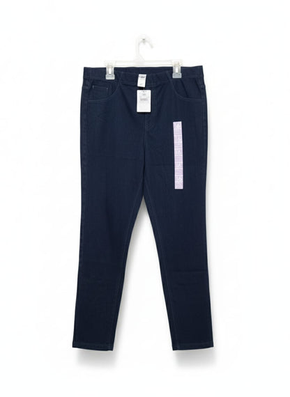 CLOTHING & CO |XL|Waist 33|Women's Navy Blue Stretch Jeggings