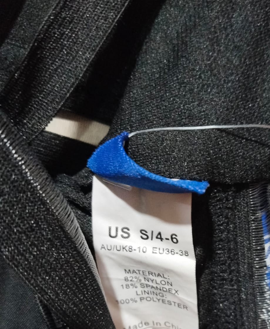 HILOR|S|BUST 14| Women's One Piece Swimwear Front Crossover Swimsuits