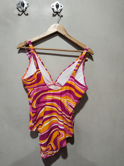 SERRA|L|BUST16.5|Ladies Premium Swimsuit Swirl Print