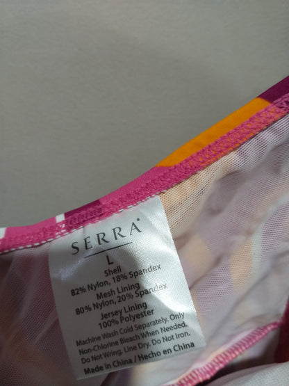 SERRA|L|BUST16.5|Ladies Premium Swimsuit Swirl Print