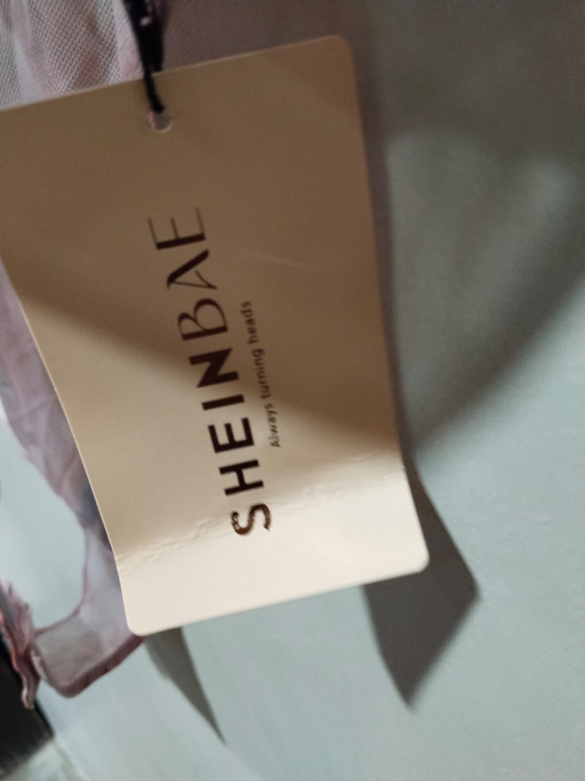 SHEIN CURVE|XL|BUST 19|Pink Maze Print Cut Out Bodysuit