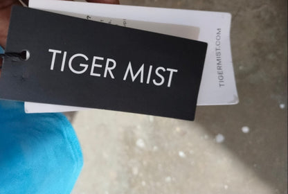 TIGER MIST|S|BUST 15|Blue Ombre Backless Cutout Maxi Dress