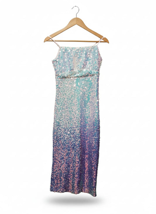 NICKIE LEW|L/XL|13.5 YOUTH |Sequin Maxi Party Dress