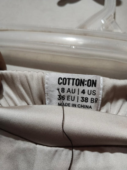 COTTON ON|S|WAIST 26|SATIN WIDE-LEG TROUSERS