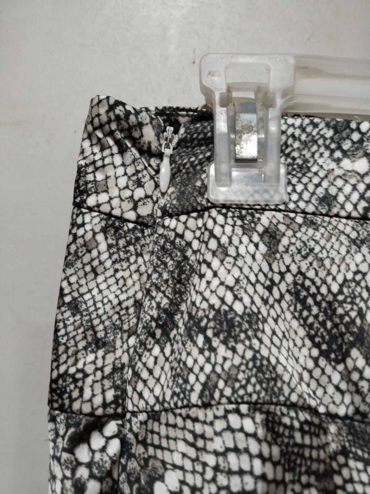 FREE PEOPLE|M|WAIST 32|Snakeskin Print A-Line Skirt